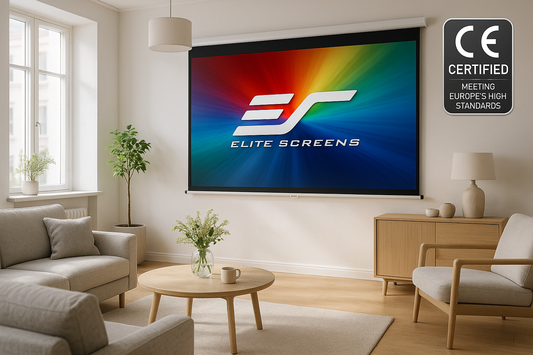 CE-Zertifizierung - Erfüllung der hohen europäischen Standards mit Elite Screens