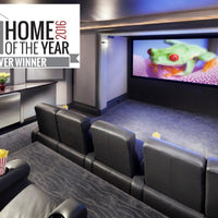 LUNETTE CURVED - Rahmen Beamer-Leinwand