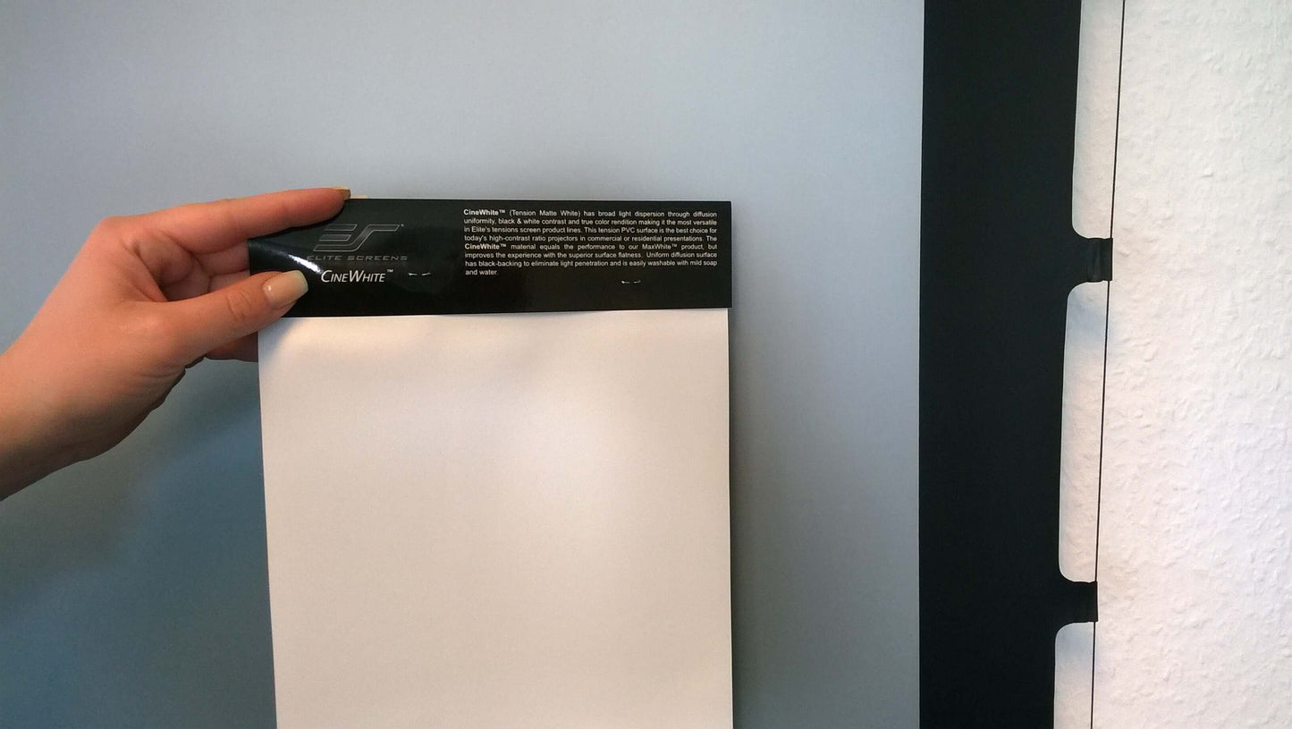 CINEWHITE - LEINWANDTUCHPROBE (DIN A4)