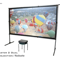 YARD MASTER 2 - MOBILE RAHMEN LEINWAND FÜR DEN INNEN-& AUßENBEREICH<br>