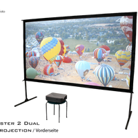 YARD MASTER 2 - MOBILE RAHMEN LEINWAND FÜR DEN INNEN-& AUßENBEREICH<br>