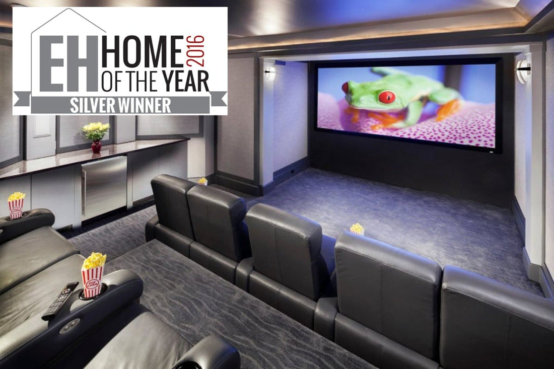 LUNETTE CURVED - Rahmen Beamer-Leinwand