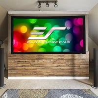 LUNETTE CURVED - Rahmen Beamer-Leinwand