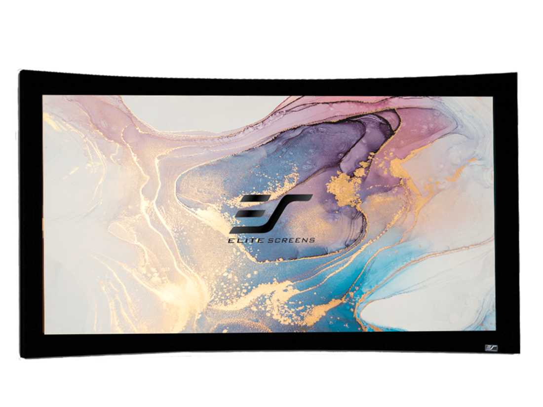 LUNETTE CURVED - Rahmen Beamer-Leinwand